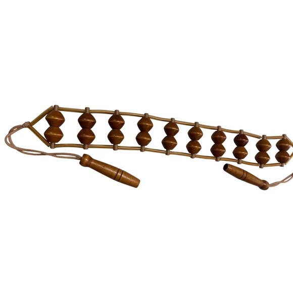 Wooden Back Shoulder Roller Back Massage Tool - Picture 1 of 4
